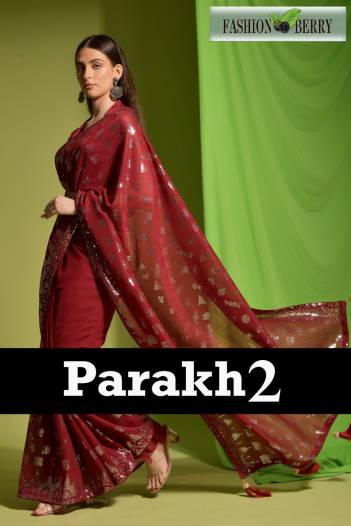 PARAKH VOL-2 BY FASHION BERRY DESIGNER SAREE WHOLESALER IN INDIA